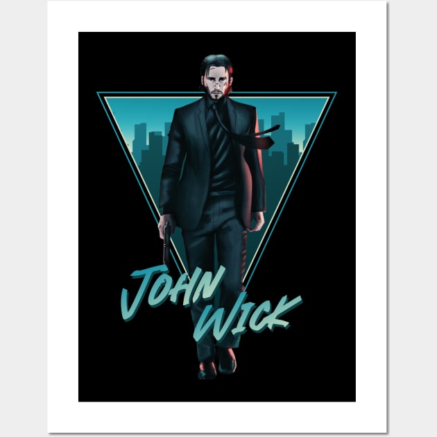 John Wick The Boogeyman Wall Art by sagitarius